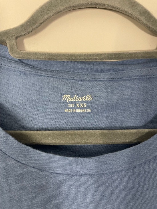 Madewell Sleeveless Pocket Tank Top - Light Blue - Picture 4 of 6